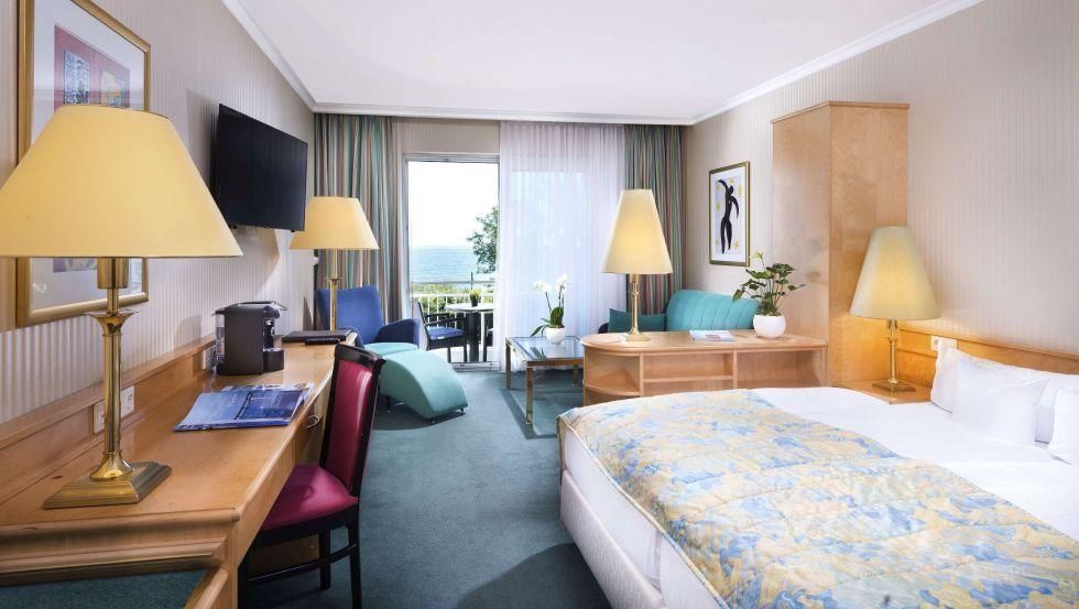 Stay in a superior double room.