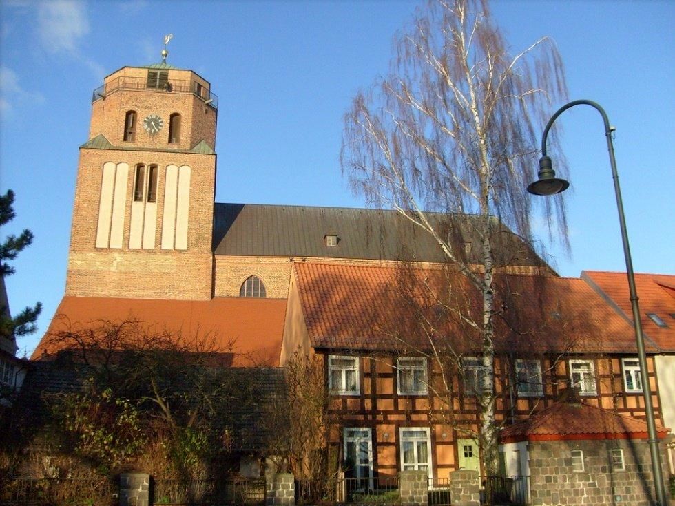 Silhouette St. Petri Kirche Wolgast