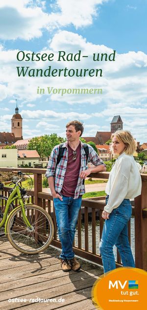 Flyer: Ostsee Rad- und Wandertouren in Vorpommern
