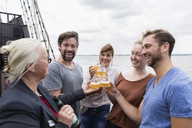 Verkostung an Bord der Weißen Flotte