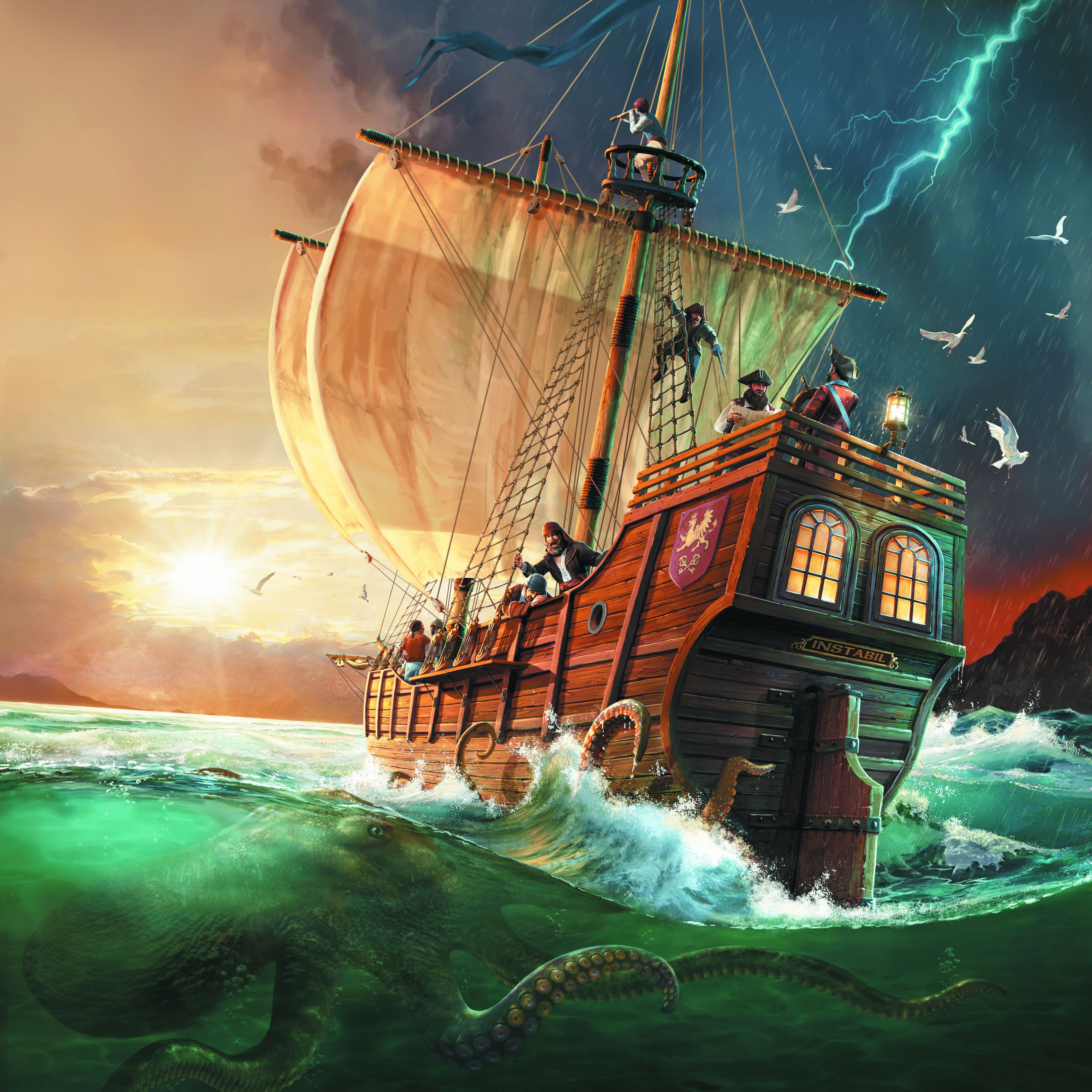 „Kraken in der Stadtbibliothek“ – Brettspielnachmittag mit Funtails