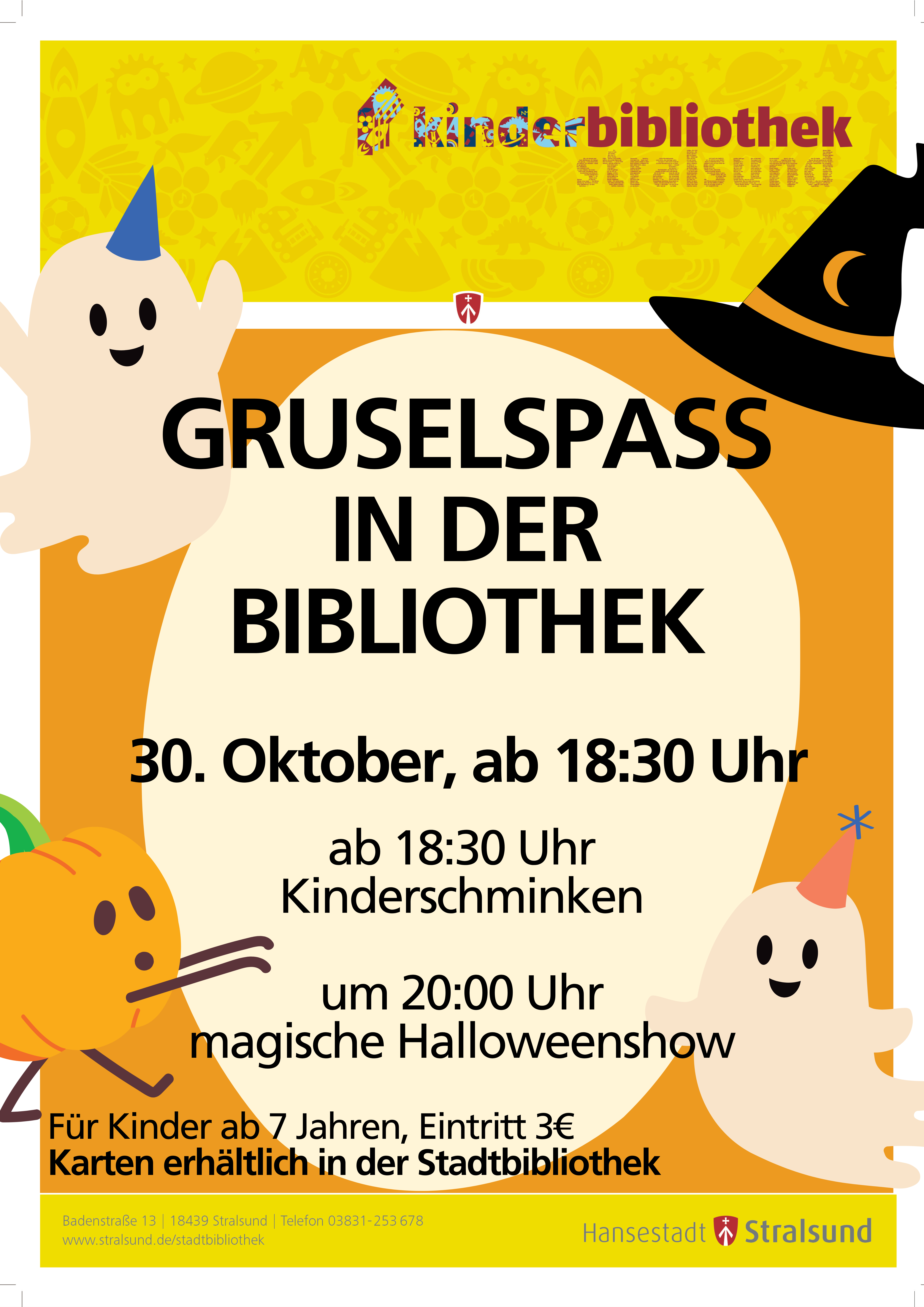 Gruselspaß in der Bibliothek - Halloween-Abend