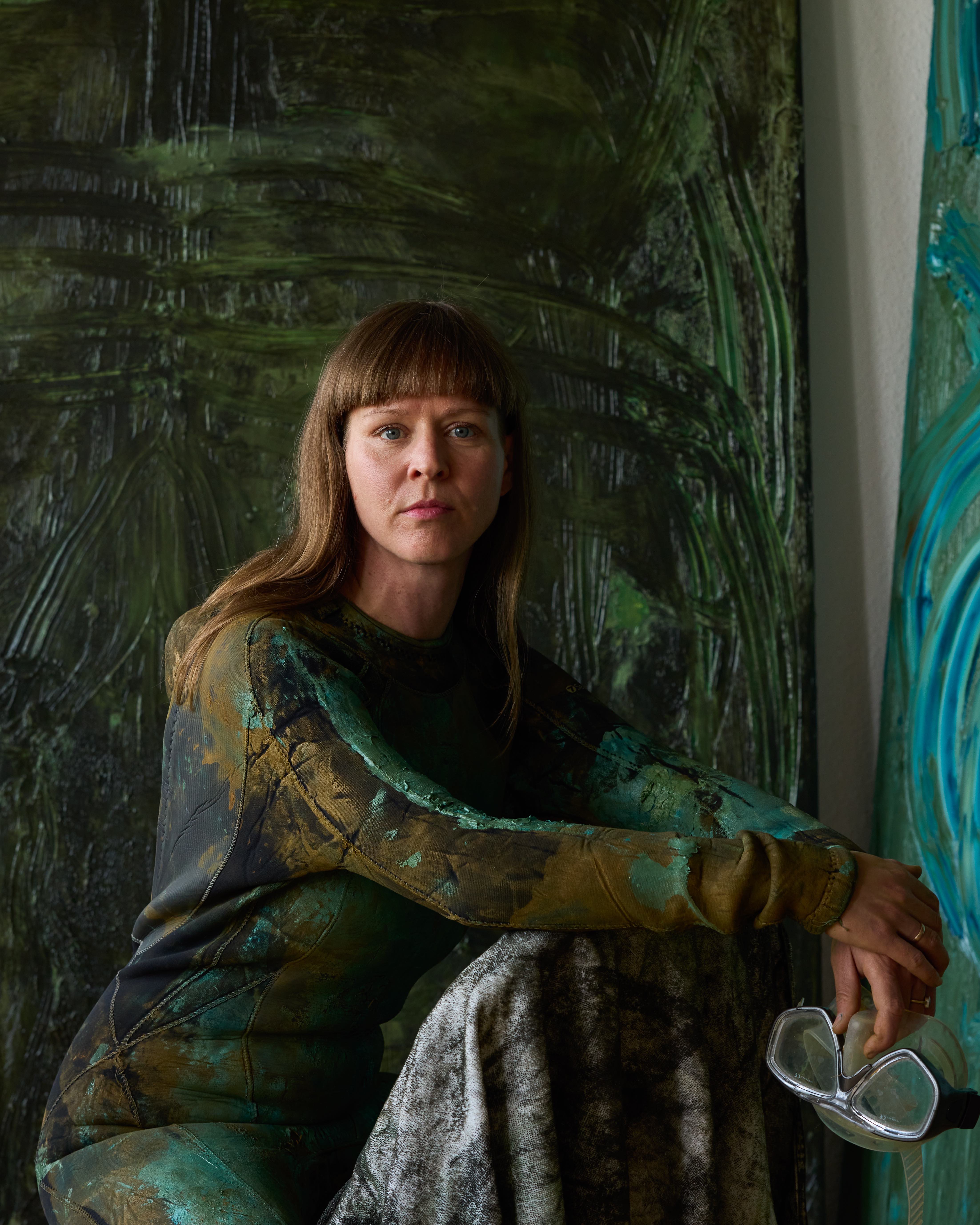 Vernissage der Ausstellung  "Über Unter Wasser" von Marie Jeschke