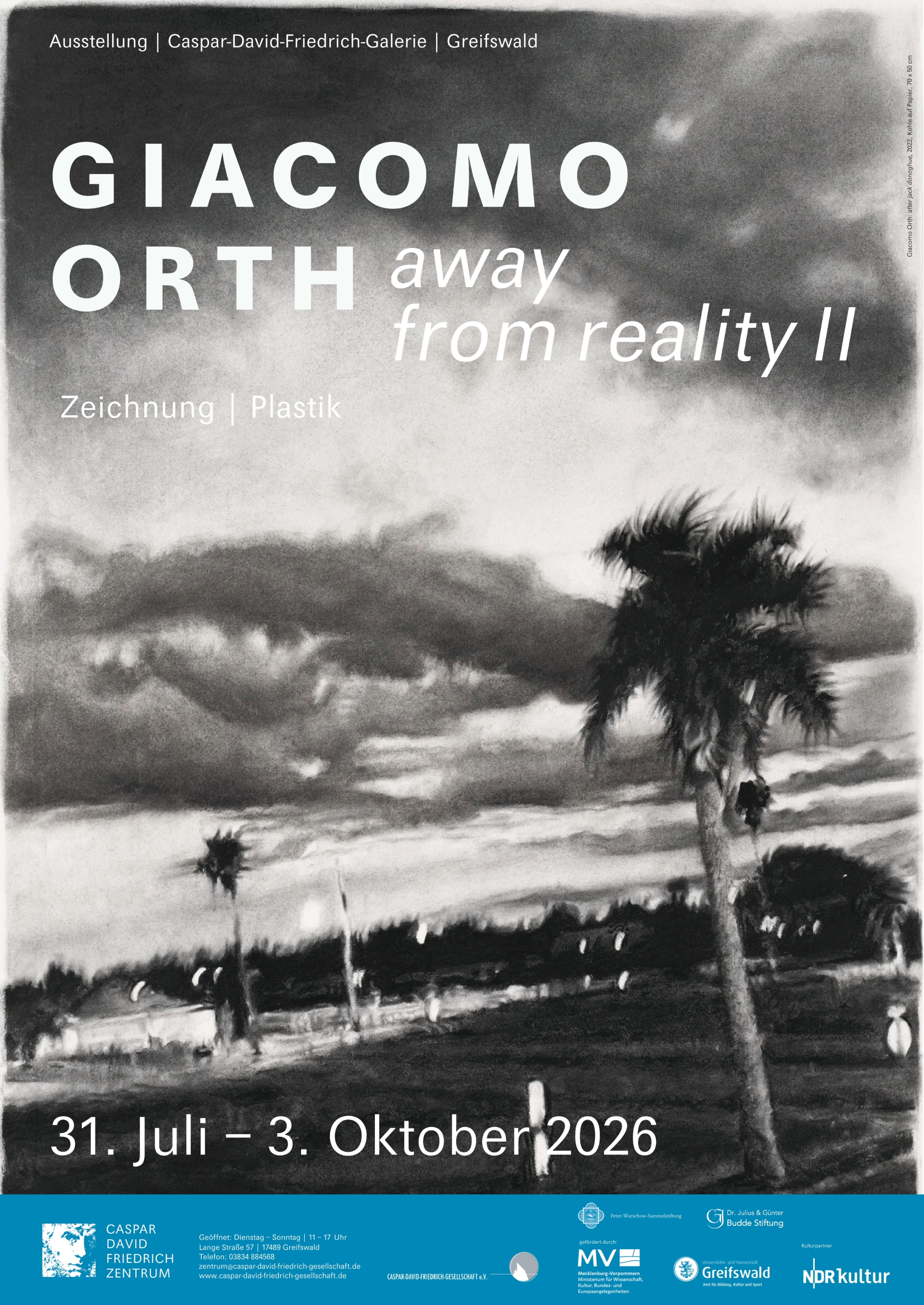 Vernissage der Ausstellung ,away from reality II' von Giacomo Orth