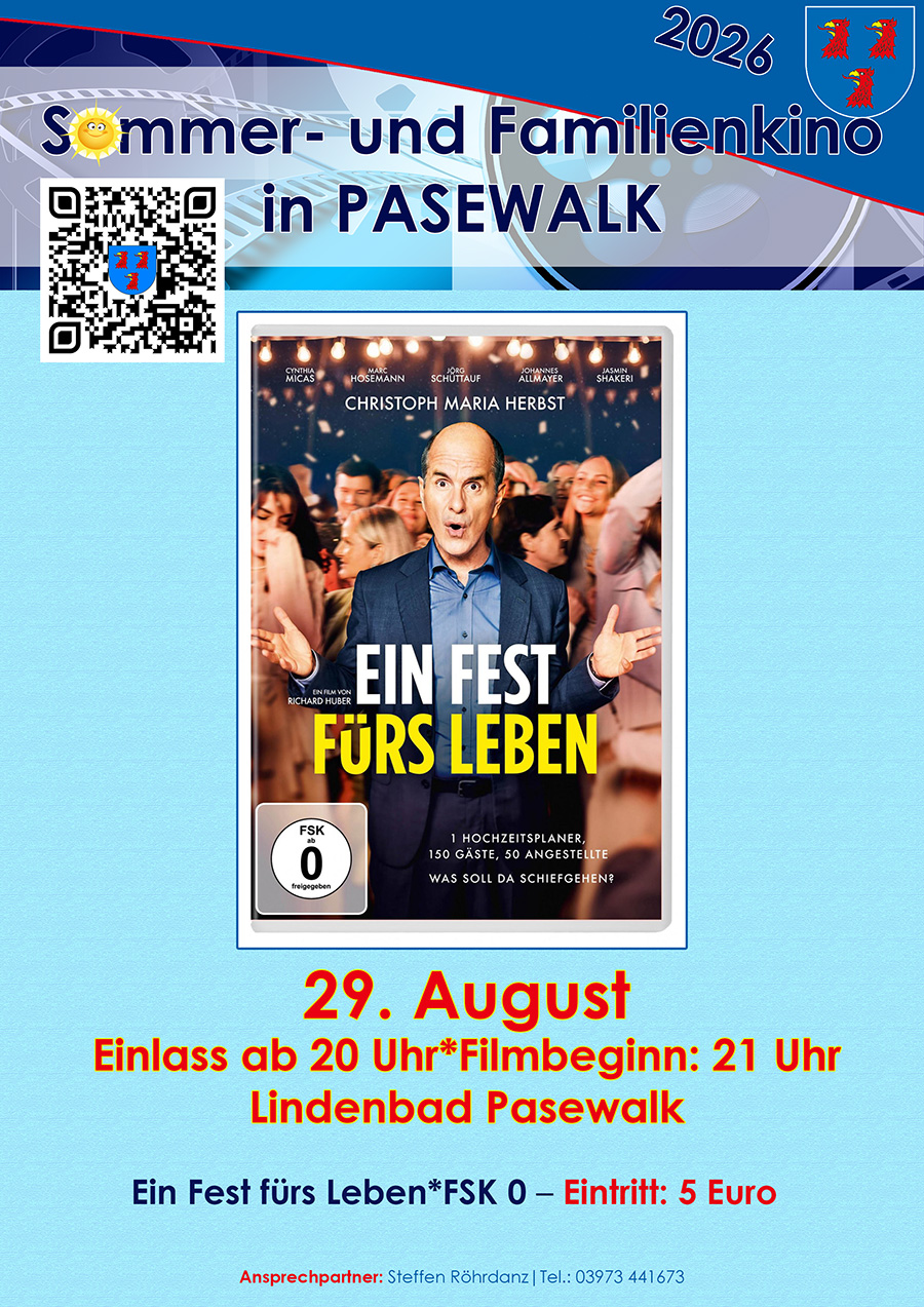 Sommerkino „Ein Fest fürs Leben“
