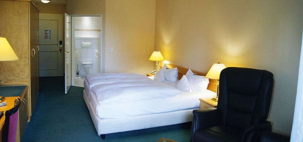 Blick in ein barrierefreies Zimmer im Maritim Hotel Kaiserhof